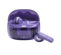 JBL Écouteurs sans fil Bluetooth Tune Beam Ghost 2 - Réduction de bruit, 48h, IP54, Purple Ghost
