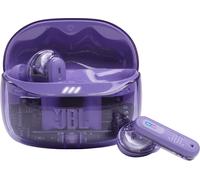 JBL Tune Beam Ghost 2, Écouteurs sans fil Bluetooth, réduction de bruit, 48 heures d'autonomie, résistance à l'eau et à la poussière IP54, connexion multipoint, Purple Ghost