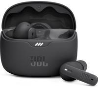 JBL Tune Beam - Ecouteurs intra-auriculaires résistants à l'eau et sans fil avec réduction de bruit - Noir - Jusqu'à 48 h de musique