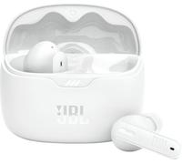 JBL TUNE Beam - Écouteurs sans fil avec micro - intra-auriculaire - Bluetooth - Suppresseur de bruit actif - isolation acoustique - blanc