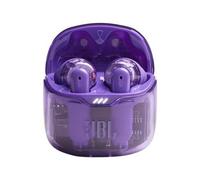 JBL Tune Flex Ghost Edition, Écouteurs sans fil Bluetooth, Son Pure Bass JBL, Réduction de Bruit Active et Smart Ambient, jusqu'à 32h d'autonomie, 4 micros et résistance IPX4, Purple Ghost