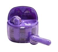JBL Tune Flex Ghost Edition, Écouteurs sans fil Bluetooth, Son Pure Bass JBL, Réduction de Bruit Active et Smart Ambient, jusqu'à 32h d'autonomie, 4 micros et résistance IPX4, Purple Ghost
