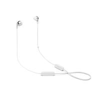 JBL TUNE215BT - Écouteurs boutons bluetooth sans fil - Avec connexion multi-source - Oreillettes souples et ergonomiques pour un port confortable - Jusqu’à 16 hrs d’autonomie - Blanc