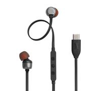 JBL Tune310C Écouteurs USB Type-C 96 kHz/24 bits DAC intégré, télécommande 3 boutons, microphone, câble plat, 3 égaliseurs préconfigurés, haute résolution