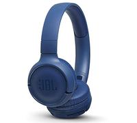JBL Tune500BT - Casque supra-auriculaire avec fil - Léger et pliable - Écouteurs confortables - Avec commande mains libres - Microphone intégré - Bleu