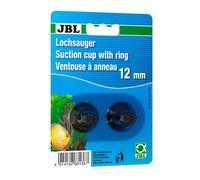 JBL Thermomètre à ventouse élastique, dia 12 mm, 2 pces, Noir, Classique, Analogique, Alimenté par pile, Facilité d'installation et fixation sécurisée pour aquariums terrariums