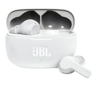 JBL Wave 200TWS Écouteurs intra-auriculaires sans fil avec technologie Bluetooth et assistant vocal avec étui de chargement, blanc