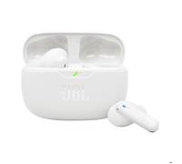 JBL Écouteurs sans fil Wave Beam 2 – Bluetooth avec réduction de bruit active et micro – Blanc
