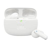 JBL Écouteurs sans fil Wave Beam 2 – Bluetooth avec réduction de bruit active et micro – Blanc