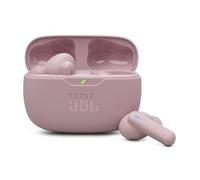 JBL Wave Beam 2, Écouteurs sans Fil Bluetooth, réduction de Bruit, 40 Heures d'autonomie, Son JBL Pure Bass, Technologie Smart Ambient et Connexion multipoint, Conception Intra sur Tige, Rose