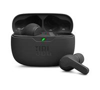 JBL Wave Beam, Écouteurs Intra-Auriculaires sans Fil, Résistance à l'Eau IP54 et IPX2, Appels Mains Libres et Batterie à Autonomie de 32 heures, en Noir