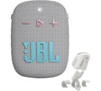 JBL Wind 3S Grey Enceinte Bluetooth Portable, 5 W RMS, Haut-Parleur 1,75", IP67 étanche et antipoussière, Bluetooth 5.0, USB-C, autonomie 5 h, Support vélo/Trottinette, Micro intégré