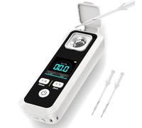 JBM-10 Réfractomètre Brix numérique rechargeable, mesureur de teneur en sucre pour jus de fruits, boissons, vin et bière 32% (JBM-10 0-32%)