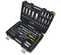 JBM 52979 Coffret de Douilles 113 Pièces 12 Pans, Noir