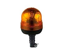 JBM GIROFARO BASE FLEXIBLE H1 12V 55W 51964 - Gyrophare Orange Halogène Polycarbonate pour Voiture