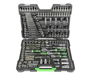 JBM Refial 54045 Mallette porte-outils avec 216 clés hexagonales Finition chromée