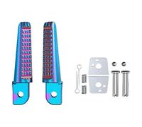 JBPIHZT 1 Paire De Repose-pieds En Alliage D'Aluminium Arrière Pour Moto Repose-pieds Arrière Pour Phantom 150 CB190R(Coloré)