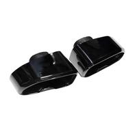 JBPIHZT 1 Paire D'embouts D'échappement Pour X3 X4 G01 G02 G08 2018 2019 2020 2021 Silencieux Carré En Acier Inoxydable(NOIR)