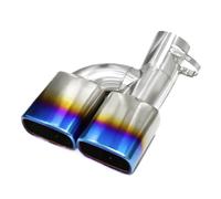 JBPIHZT 1 Pièce Pour Toyota Pour Noah Pour Voxy 80 Series Pour Esquire 2019 63mm Embout Silencieur Échappement Entrée Tuyau Queue(Bleu)