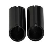 JBPIHZT 2 Pièces Becs D'échappement Pour A4 A3 Q5 Acier Inoxydable Enjoliveur Échappement(NOIR)