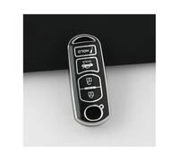 JBPIHZT 4 Boutons pour Mazda 2 3 5 6 7 CX-3 CX-4 CX-5 CX-7 CX-9 pour Axela pour Atenza Coque De Protection pour Clé TPU Porte-clés(Noir,Single)