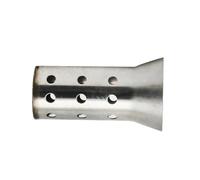 JBPIHZT 51mm/60mm Silencieux D'échappement Universel Amovible Pour Moto Catalyseur DB Killer Réglable En Acier Inoxydable(A-50.8mm)