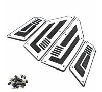 JBPIHZT Accessoires de moto CNC Pédales Repose-pour Pour Y&amaha Pour TMAX 530 Pour T-max 530 T-max530 TMAX530 2012 2013 2014 2015 2016(Argent)