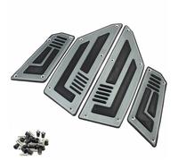 JBPIHZT Accessoires de moto CNC Pédales Repose-pour Pour Y&amaha Pour TMAX 530 Pour T-max 530 T-max530 TMAX530 2012 2013 2014 2015 2016(Titane)