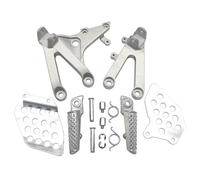 JBPIHZT Accessoires Moto Pédales De Repose-pieds Avant Pour CBR600RR CBR 600 RR CBR600 2007 2008 2009 2010 2011 2012 2013 2014(Argent)