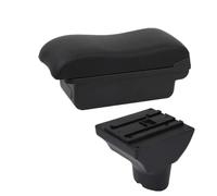 JBPIHZT Accoudoir Auto Pour Hyundai I20 Boîte À Accoudoir Pour Hyundai I20 Boîte De Rangement Centrale Pièces De Retrofit Intérieur(Ligne noire A2 Pas d'USB)