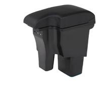 JBPIHZT Accoudoir Auto Pour Hyundai Pour Accent RB Pour Solaris 2011 2012 2013 2014 2015 2016 Boîte De Rangement Console Centrale Repos-bras(Black black lines)