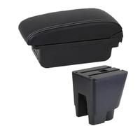 JBPIHZT Accoudoir Auto Pour Toyota Pour Etios Boîte D'accoudoir Pour Toyota Pour Etios Boîte De Rangement Centrale Avec USB Intérieur(Ligne blanche B3 3USB)