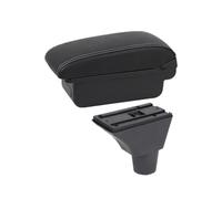 JBPIHZT Accoudoir Central Boîte De Rangement Intérieur Rétrofit Pour Citroen C3 C4 Boîte D'Accoudoir Accessoires Auto(Ligne blanche A1 PAS d'USB)