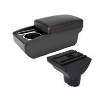 JBPIHZT Accoudoir Central Pour Hyundai I20 2012 Boîte De Rangement Pour Accessoires De Voiture(A1 Noir rouge SANS USB)