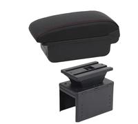 JBPIHZT Accoudoir Central Pour TT Coupé Boîte De Rangement Pour Accessoires Intérieurs(A1 Noir rouge SANS USB)
