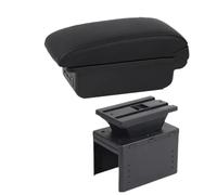 JBPIHZT Accoudoir Central Pour TT Coupé Boîte De Rangement Pour Accessoires Intérieurs(B2 ligne noire 3USB)