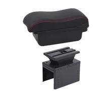 JBPIHZT Accoudoir Central Pour TT Coupé Boîte De Rangement Pour Accoudoir Central Pièces De Rechange Pour Intérieur(A1 Noir rouge SANS USB)