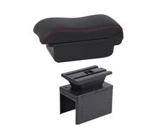 JBPIHZT Accoudoir Central Pour TT Coupé Boîte De Rangement Pour Accoudoir Central Pièces De Rechange Pour Intérieur(B1 Noir rouge 3USB)