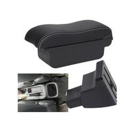 JBPIHZT Accoudoir De Voiture Détails Des Pièces Intérieures Boîte De Rangement Accessoires Pour Hyundai I10(C3 Noir blanc SANS USB)