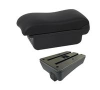 JBPIHZT Accoudoir De Voiture Pour Peugeot 307 Boîte À Accoudoir Pour Peugeot 307 CC Cabriolet Boîte De Rangement(B2 ligne noire 3USB)