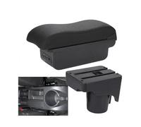 JBPIHZT Accoudoir Voiture Pour VW Pour Golf 6 Boîtier D'Accoudoir Pour S&CIROCCO Pour Sagitar Pour Golf 5 Mk6 MK5 Pour Jetta 5 Boîte De Rangement Voiture(B2 ligne noire 3USB)