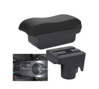 JBPIHZT Accoudoir Voiture Pour VW Pour Golf 6 Boîtier D'Accoudoir Pour S&CIROCCO Pour Sagitar Pour Golf 5 Mk6 MK5 Pour Jetta 5 Boîte De Rangement Voiture(C2 Ligne noire PAS d'USB)