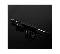 JBPIHZT Amortisseur De Direction Réglable Universel 256 Mm Accessoires Moto En Alliage D'aluminium Pour Yamaha(NOIR)
