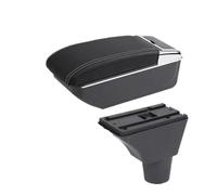 JBPIHZT Boîte D'accoudoir Boîte De Rangement Retrofit Accessoires Auto Pour R&enault Pour Sandero Stepway Boîte D'accoudoir(Ligne blanche B3 PAS d'USB)