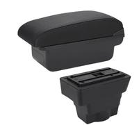 JBPIHZT Boîte D'accoudoir De Voiture Pour Opel Pour Astra Pour Astra J 2012 2013-2020 Boîte D'accoudoir Boîte De Rangement Pièce De Rétrofit(C2 Ligne noire PAS d'USB)