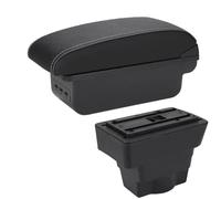 JBPIHZT Boîte D'accoudoir De Voiture Pour Opel Pour Astra Pour Astra J 2012 2013-2020 Boîte D'accoudoir Boîte De Rangement Pièce De Rétrofit(B3 Noir blanc 3USB)
