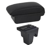 JBPIHZT Boîte D'accoudoir Voiture Pour F&ord Pour Focus 3 Mk3 2011 2012 2013 2014 2015-2020 Console Centrale De Rangement Pour Accoudoir(C1 Ligne noire)