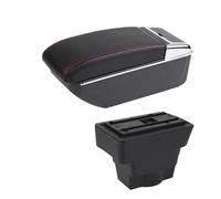 JBPIHZT Boîtier D'accoudoir De Voiture Pour Opel Pour Astra Pour Astra J Boîte De Rangement Centrale Intérieure Pièces De Rétrofit Accessoires Auto(Ligne rouge B1 PAS d'USB)