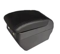 JBPIHZT Boîtier D'accoudoir Voiture Pour Opel Pour Corsa F 2019 2020 2021 2022 2023 2024 Accessoires Auto De Retrofit(H All Black 4 USB)