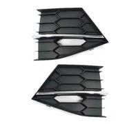 JBPIHZT Cadre De Protection Pour Phares Antibrouillard Avant Avec Barre Lumineuse Pour Skoda Pour Superb 2016 2017 2018 JBPIHZT(Gauche et Droite)